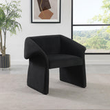 Ramsey Upholstered Sloped Arm Accent Chair Black - 907524