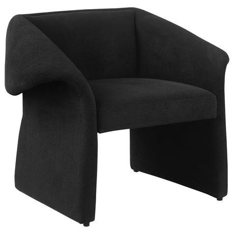 Ramsey Upholstered Sloped Arm Accent Chair Black - 907524