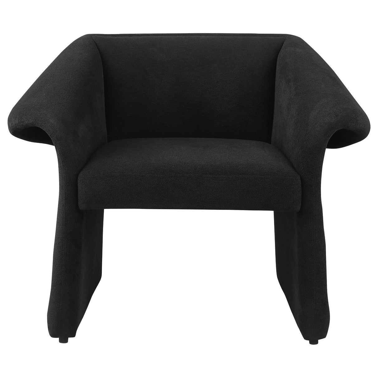 Ramsey Upholstered Sloped Arm Accent Chair Black - 907524