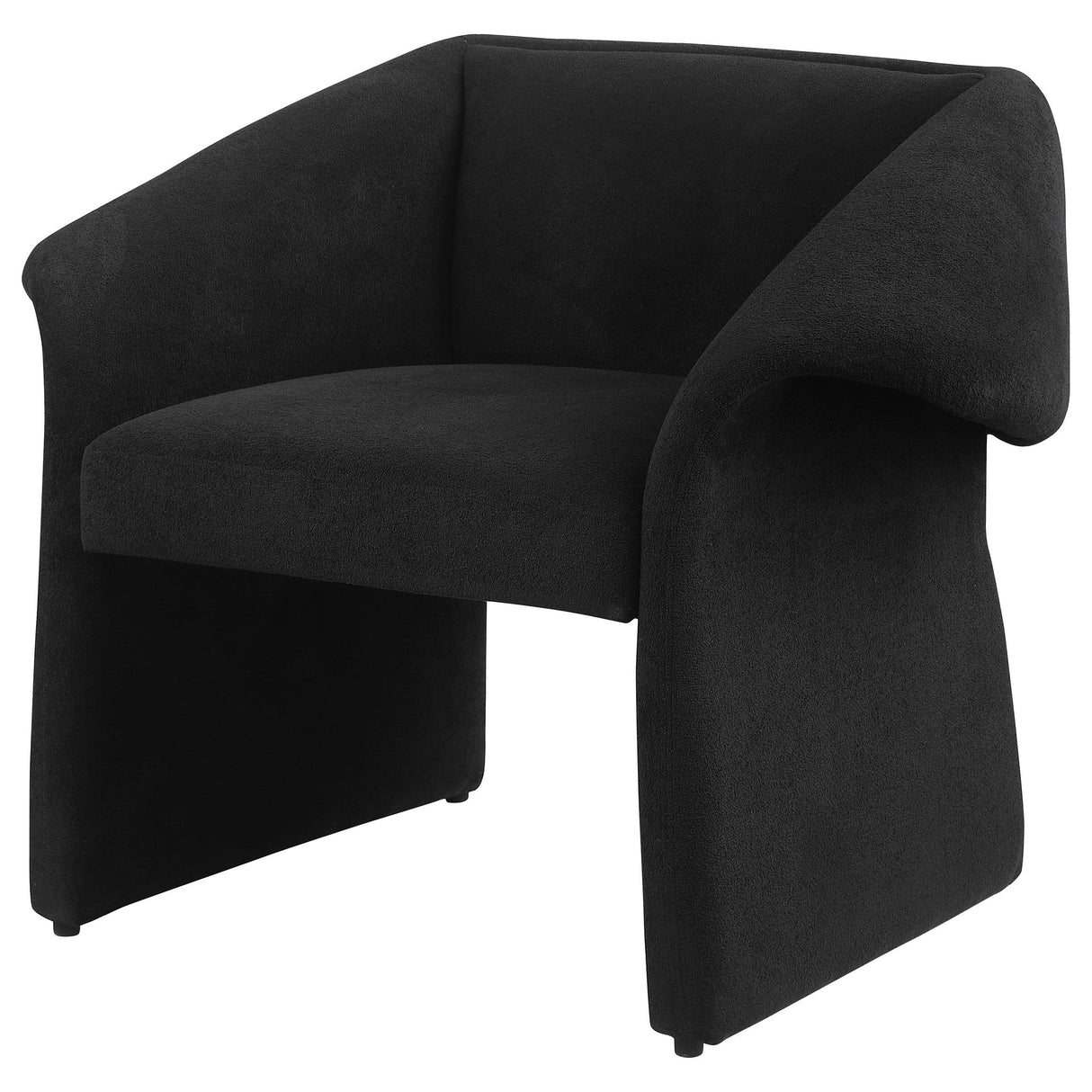 Ramsey Upholstered Sloped Arm Accent Chair Black - 907524