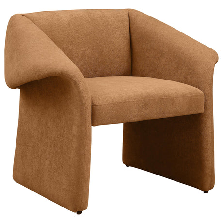 Ramsey Upholstered Sloped Arm Accent Chair Honey - 907523