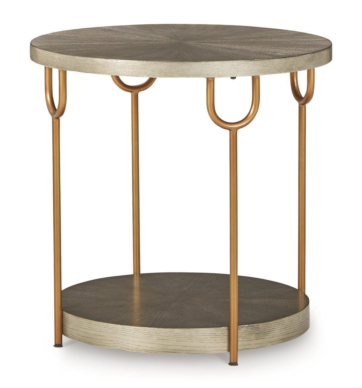 Ranoka Coffee Table with 1 End Table in Platinum from Ashley - Luna Furniture