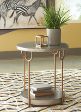 Ranoka Coffee Table with 1 End Table in Platinum from Ashley - Luna Furniture