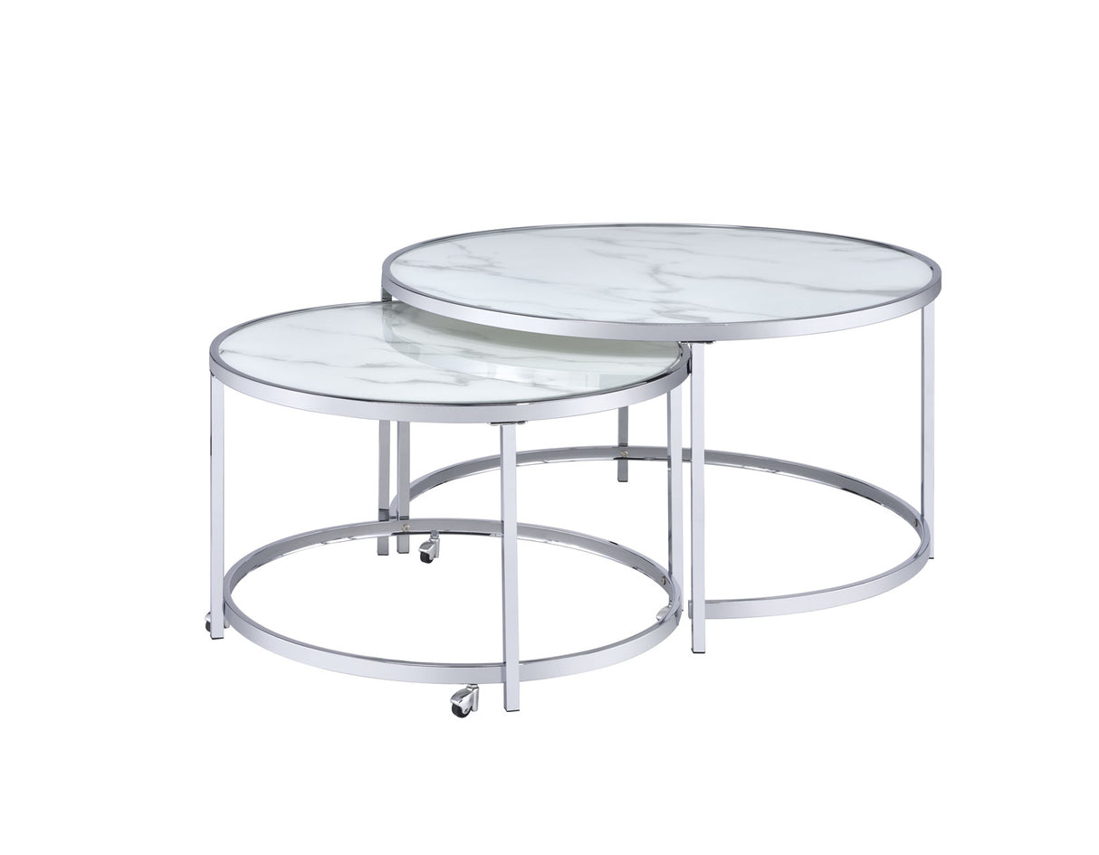 Rayne 3-Piece Set(Nesting Cocktail & 2 End Tables) from Steve Silver - Luna Furniture