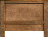 Reed Wood Queen Bed (3 Boxes) in Brown from Meridian - Luna Furniture