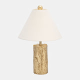 Resin 21" Textured Table Lamp, Gold from Sagebrook Home - Luna Furniture