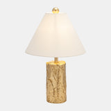 Resin 21" Textured Table Lamp, Gold from Sagebrook Home - Luna Furniture