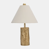 Resin 21" Textured Table Lamp, Gold from Sagebrook Home - Luna Furniture