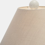 Resin 21" Twist Table Lamp,cream Speckle from Sagebrook Home - Luna Furniture