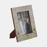 Resin, 5x7 Purple Flower Field Photo Frame, Multi - 19121-02