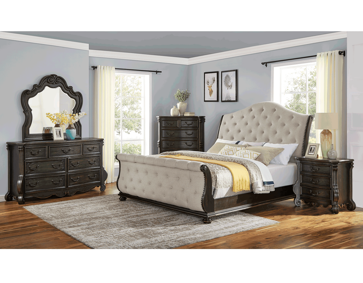 Rhapsody King Sleigh Bed from Steve Silver - Luna Furniture