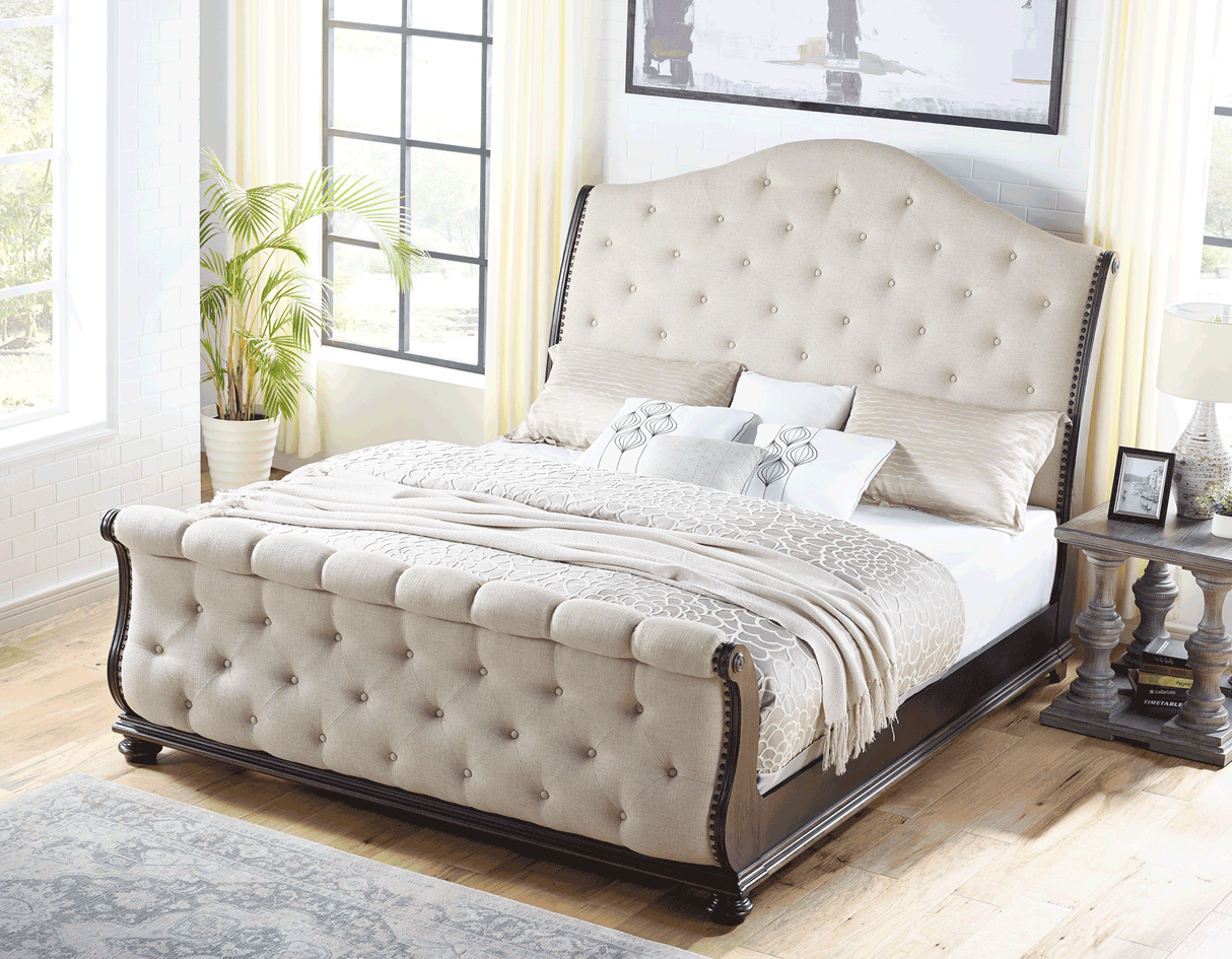 Rhapsody King Sleigh Bed from Steve Silver - Luna Furniture