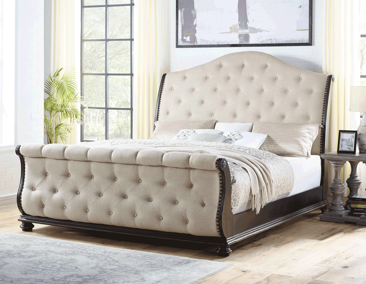 Rhapsody Queen Sleigh Bed from Steve Silver - Luna Furniture