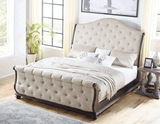 Rhapsody Sleigh 4-Piece King Set (King Bed/DR/MR/NS) from Steve Silver - Luna Furniture