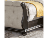 Rhapsody Sleigh 4-Piece King Set (King Bed/DR/MR/NS) from Steve Silver - Luna Furniture