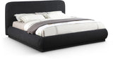 Rigby Boucle Fabric King Bed Black from Meridian - Luna Furniture