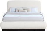 Rigby Boucle Fabric King Bed Cream from Meridian - Luna Furniture