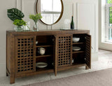 Rio 4-Door Accent Cabinet, Mocha from Steve Silver - Luna Furniture