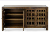 Rio 4-Door Accent Cabinet, Mocha from Steve Silver - Luna Furniture