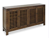 Rio 4-Door Accent Cabinet, Mocha from Steve Silver - Luna Furniture