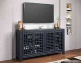 Rio 4-Door Accent Cabinet, Navy from Steve Silver - Luna Furniture