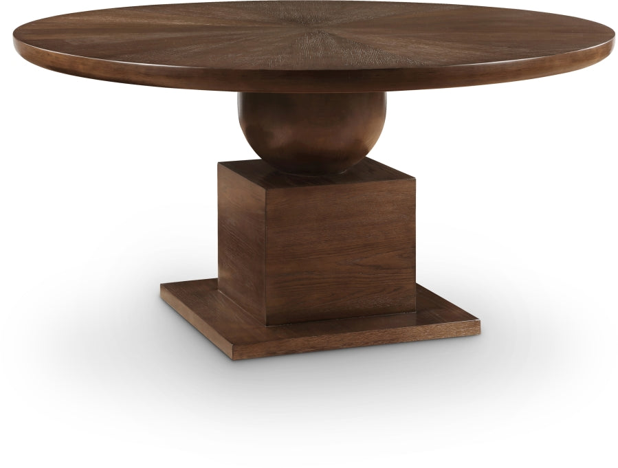 Rishal Dining Table Brown from Meridian - Luna Furniture