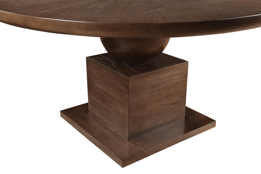 Rishal Dining Table Brown from Meridian - Luna Furniture