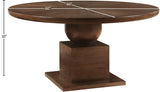 Rishal Dining Table Brown from Meridian - Luna Furniture