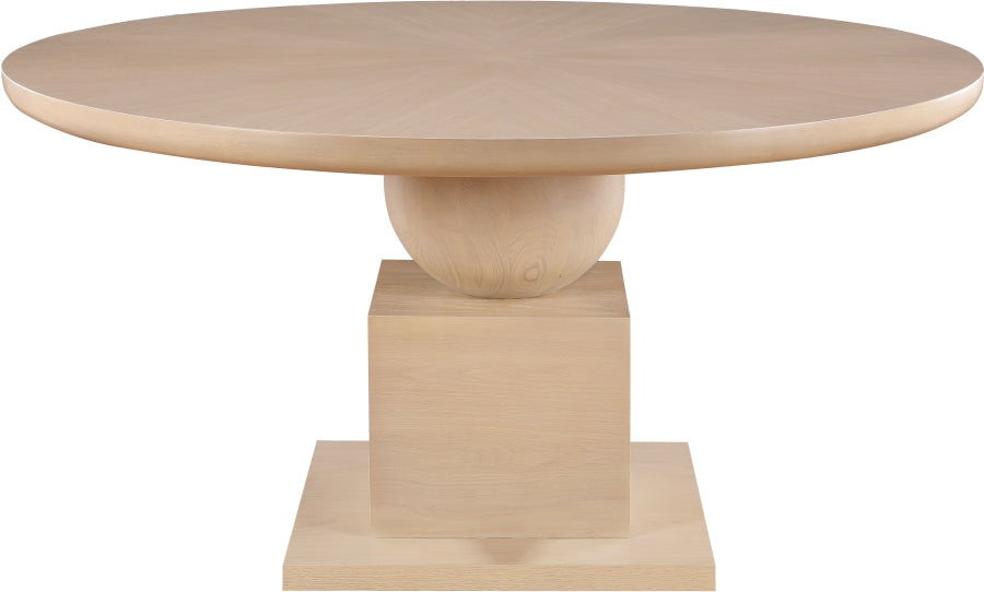 Rishal Dining Table Natural from Meridian - Luna Furniture