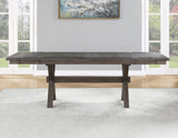 Riverdale 72-96-inch Trestle Dining Table w/2 -12-inch leaves - SET | RV500KTT | RV500KTB