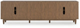 Roanhowe Brown 85" TV Stand - W769-68