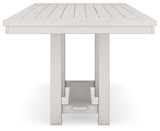 Robbinsdale Counter Height Dining Table and 4 Barstools and Bench in Antique White from Ashley - Luna Furniture