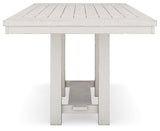 Robbinsdale Counter Height Dining Table and 4 Barstools and Bench in Antique White from Ashley - Luna Furniture