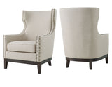 Roswell Wing Back Chair, Beige - RW850ACB