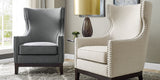 Roswell Wing Back Chair, Beige - RW850ACB