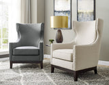 Roswell Wing Back Chair, Beige - RW850ACB