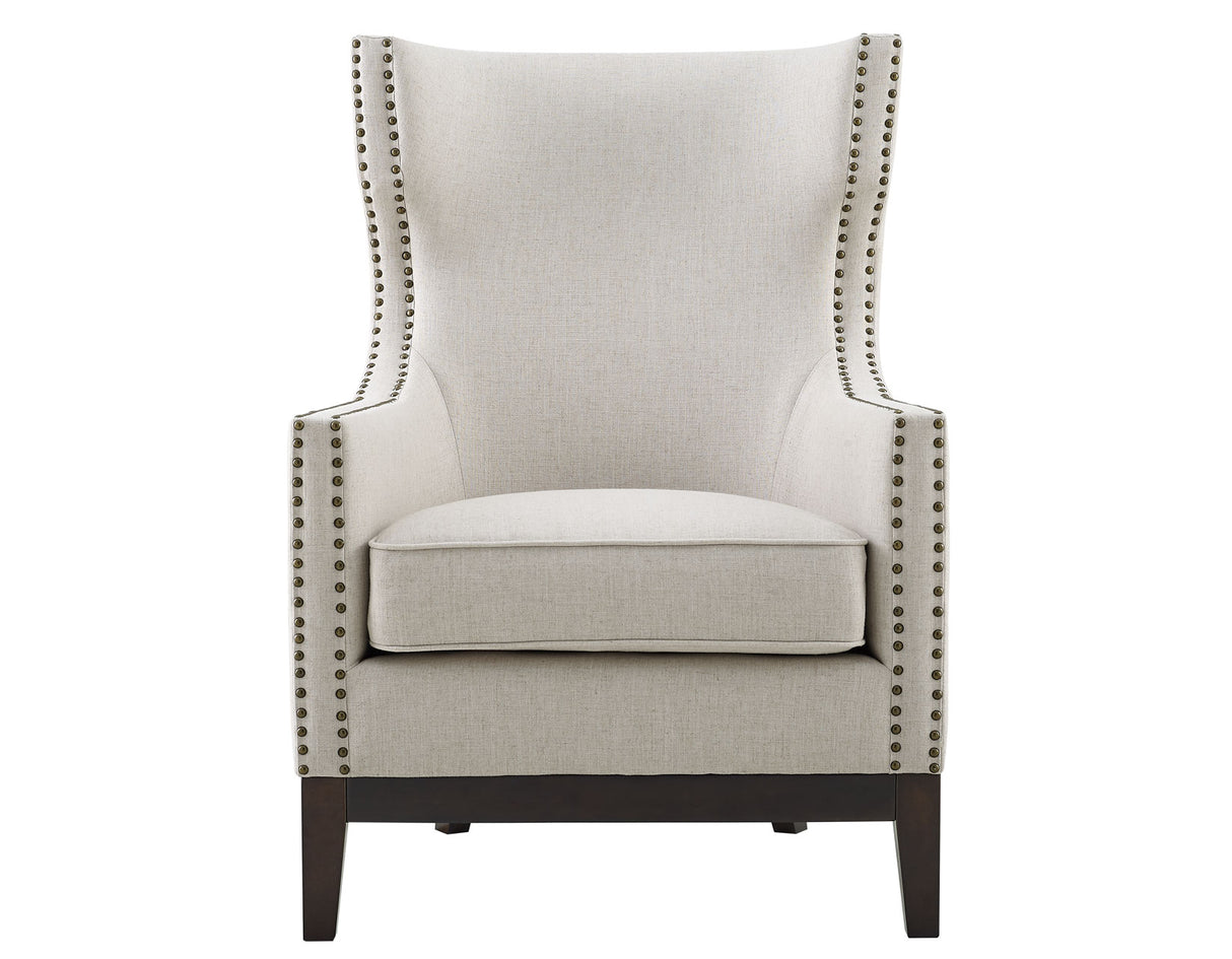 Roswell Wing Back Chair, Beige - RW850ACB