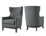 Roswell Wing Back Chair, Gray - RW850ACG