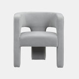 Round Back Chair, Gray from Sagebrook Home - Luna Furniture