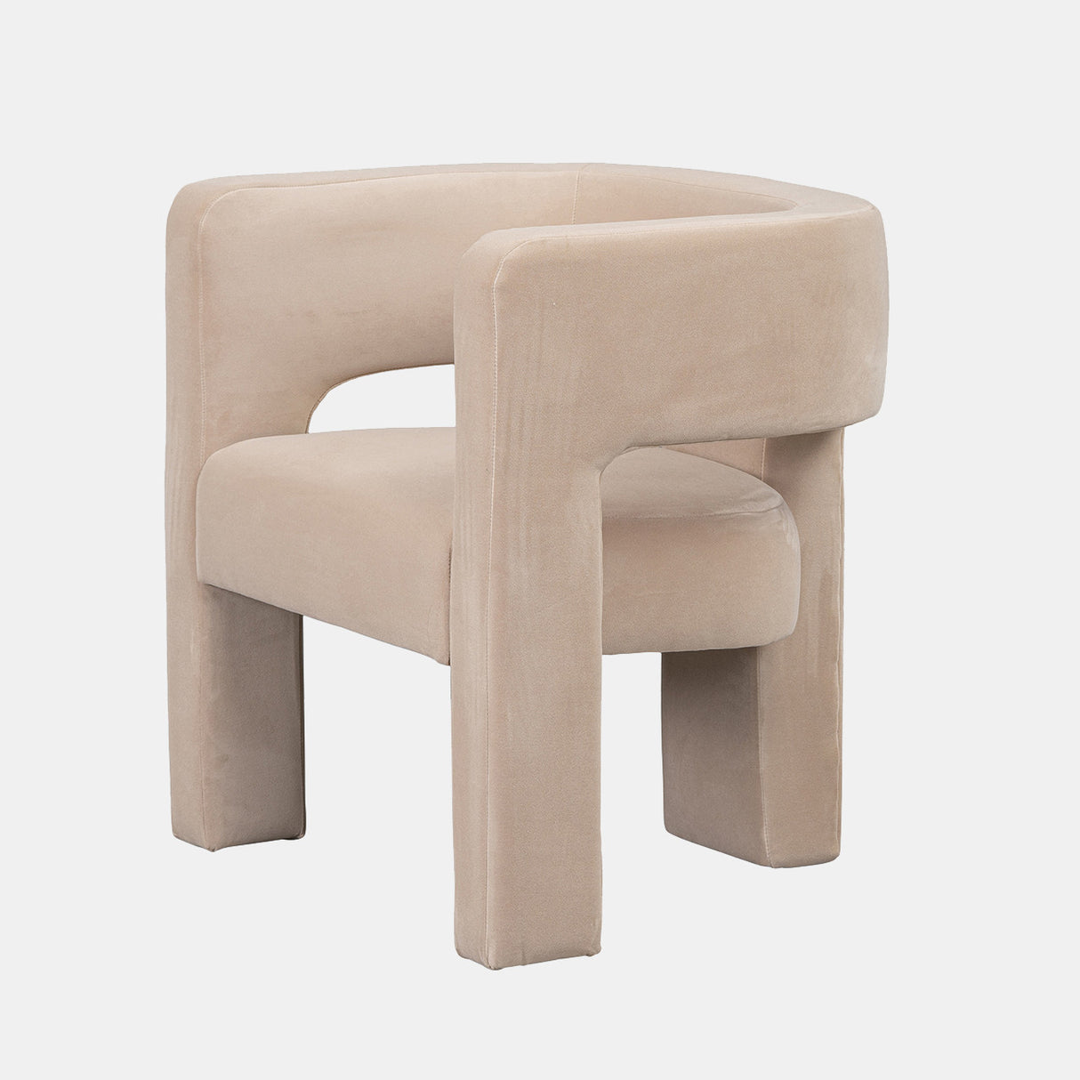 Round Back Chair, Tan from Sagebrook Home - Luna Furniture