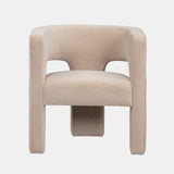 Round Back Chair, Tan from Sagebrook Home - Luna Furniture