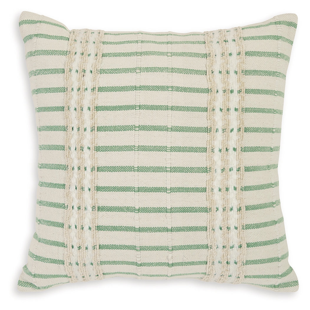 Rowton White/Green Pillow - A1001072P