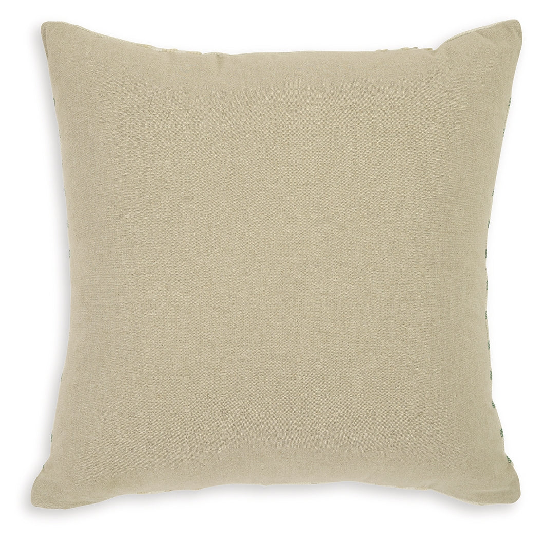 Rowton White/Green Pillow - A1001072P