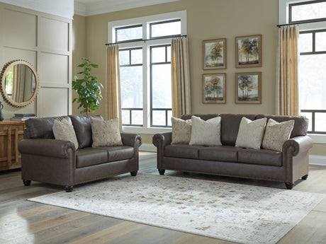 Roxmere Umber Living Room Set from Ashley - Luna Furniture