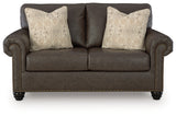 Roxmere Umber Loveseat - 5550335