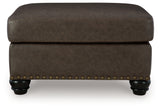 Roxmere Umber Ottoman - 5550314