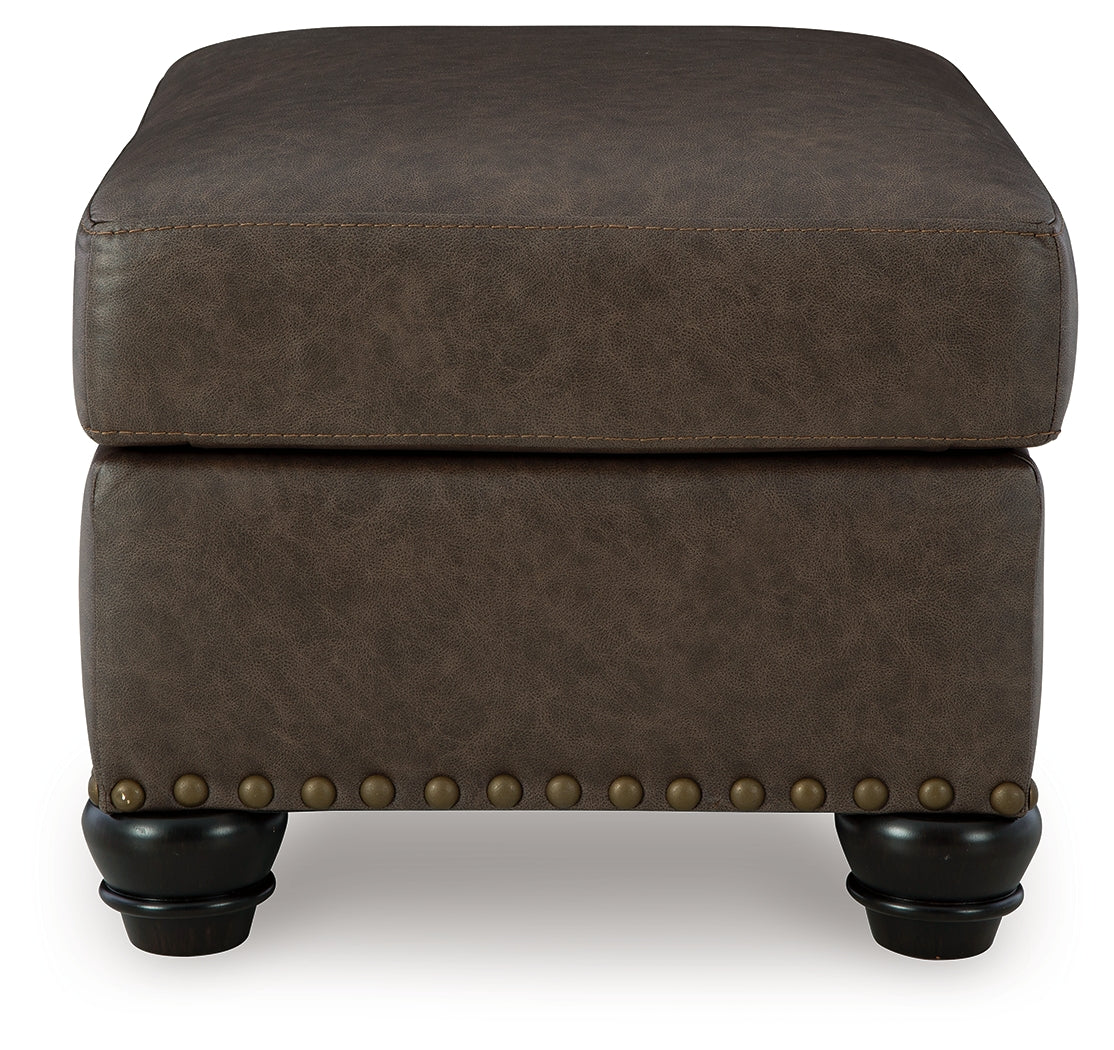 Roxmere Umber Ottoman - 5550314