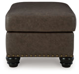 Roxmere Umber Ottoman - 5550314