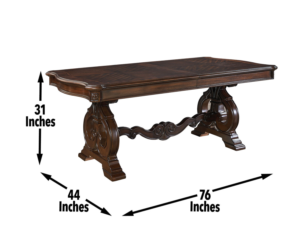 Royale 76-96 inch Table with 20 inch Leaf from Steve Silver - Luna Furniture