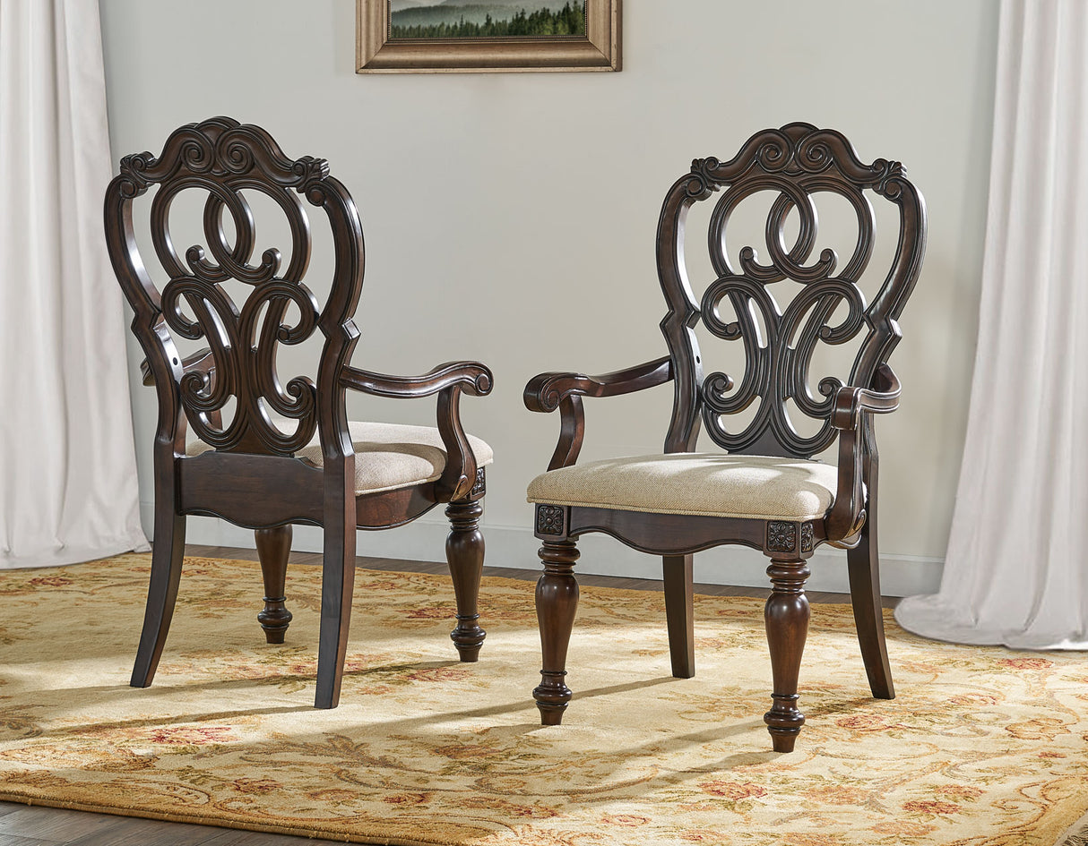 Royale Arm Chair, Set of 2 from Steve Silver - Luna Furniture